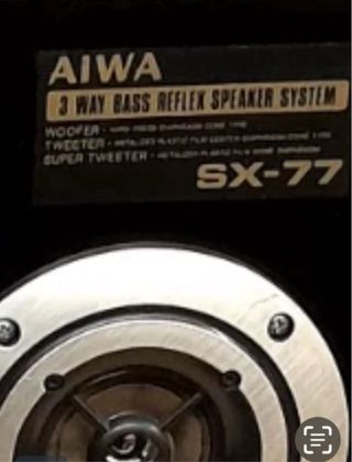 Altavoces AIWA SX-77 3 WAY BASS REFLEX 60W