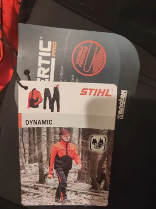 Pantalón STIHL Negro y Naranja