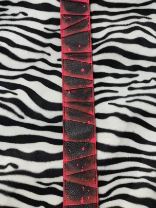 Correa Paintball 100% cuero, guitarra o bajo