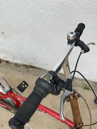 Bicicleta plegable roja PS40