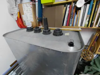 Depósito Gasóleo Doble Capa 1000L Galvanizado