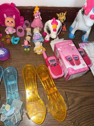Lote Juguetes Niña: Muñecas, Zapatos y Más
