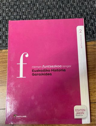 Espainiako Historia, 2 Batxilergoa