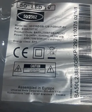 Blaupunkt T.MS6308.801 50/238Z-GB-12B-FGBKUP-EU