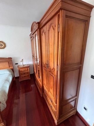 Dormitorio completo madera maciza