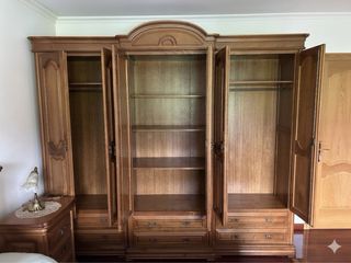 Dormitorio completo madera maciza