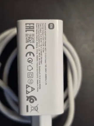 Cargador Xiaomi 67W USB-C Blanco