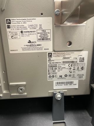 Zebra RZ400 / Impresora industrial RFID UHF