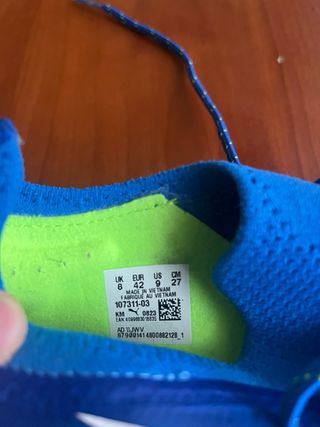 Botas de fútbol Puma ultra FG/AG. Talla 42