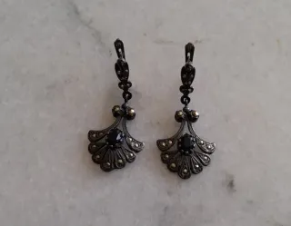 Pendientes Plata Envejecida Repujada