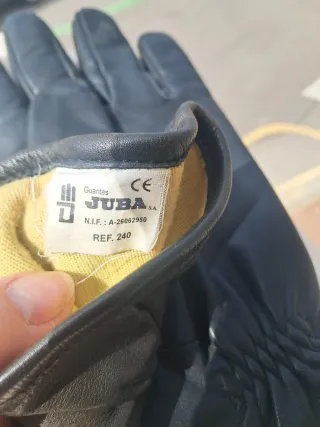 Guantes de piel JUBA para moto hombre