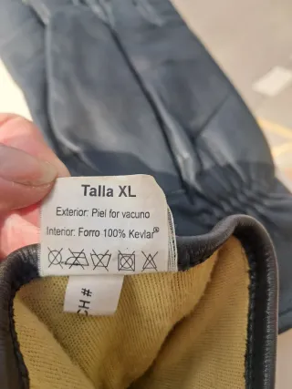 Guantes de piel JUBA para moto hombre