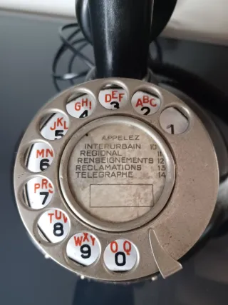 Teléfono PTT BCI modelo 1924 (1934) con Supletorio