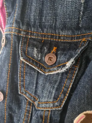 Blusão de ganga Bershka com capuz