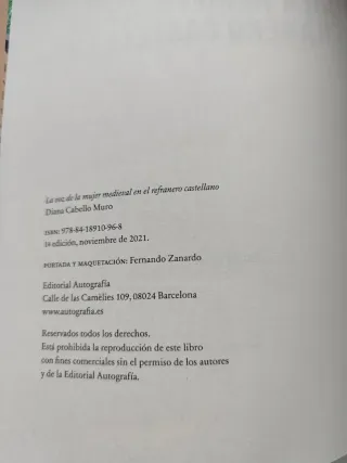 La voz de la mujer medieval en el refranero cas...