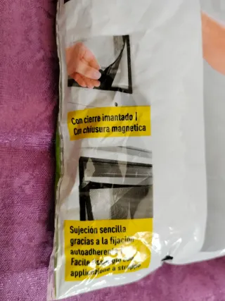 Mosquitera magnética para ventana