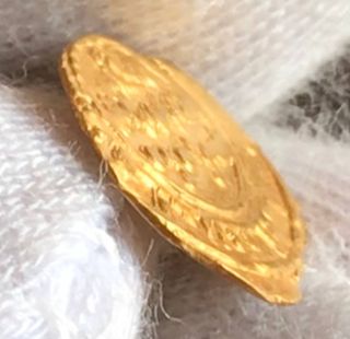 1/4 Dinar Oro Árabe Fatimi Al-Zahir + Regalo