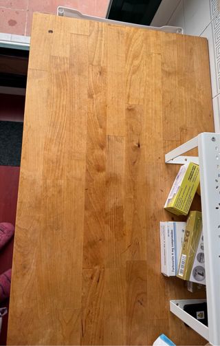 Carrito Cocina Madera Abedul Ikea 100x43