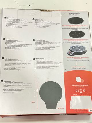 Crepera Eléctrica LIVOO 1000W