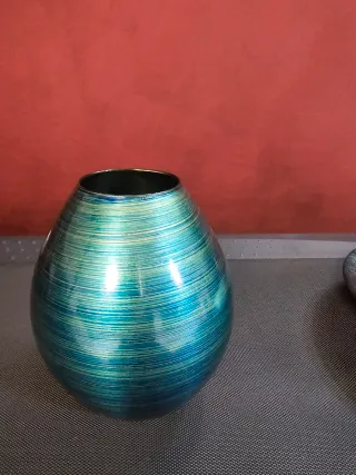 Centrotavola in vetro decorato