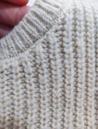 Jersey Zara niña beige