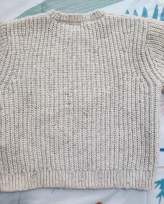 Jersey Zara niña beige