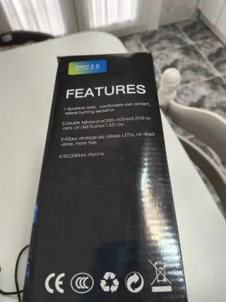 Lámpara UV para uñas BLUEQUE V1