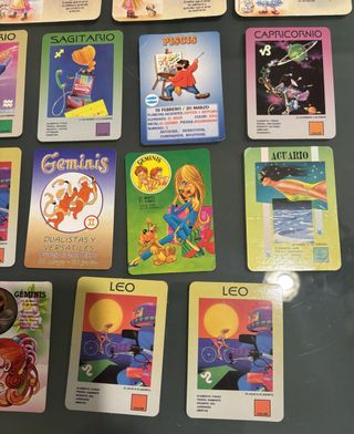 Lote 28 Calendarios Signos Zodiaco Mano
