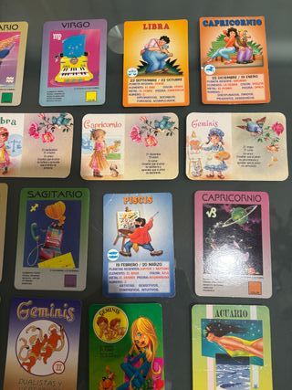 Lote 28 Calendarios Signos Zodiaco Mano