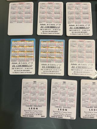 Lote 28 Calendarios Signos Zodiaco Mano