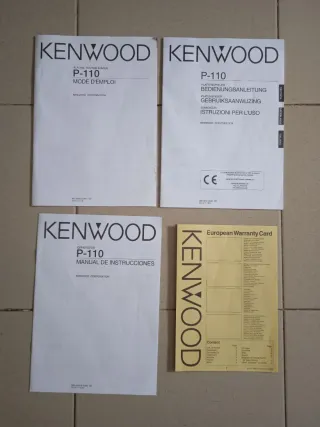 Tocadiscos Kenwood P-110
