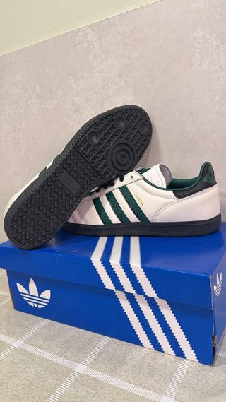 Adidas Samba Verde y Blanco