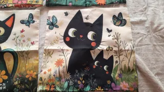 Set 4 federe gatti 35x35cm