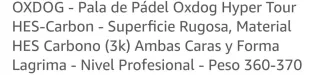 Pala pádel Oxdog Hyper Tour