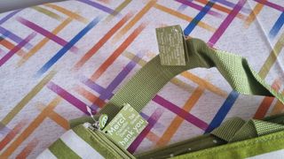 Borsa Yves Rocher e Pochette righe verdi