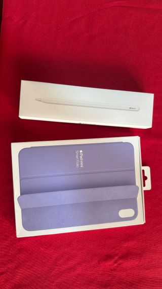 iPad mini 6ª Gen + Apple Pencil 2ª Gen + Funda