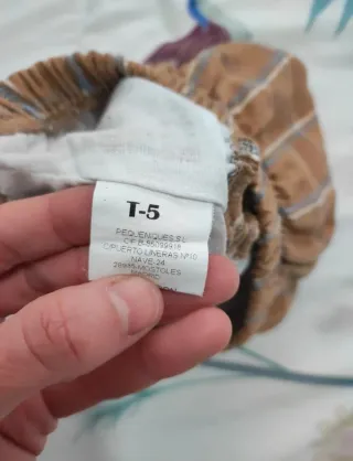 Jesusito niña cuadros marrón lazo azul