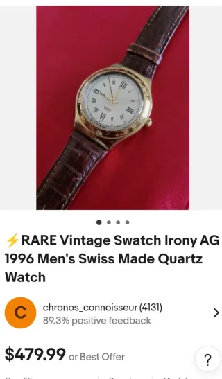 Reloj Swatch Irony Big Romanico YGG106 en Oro Gold