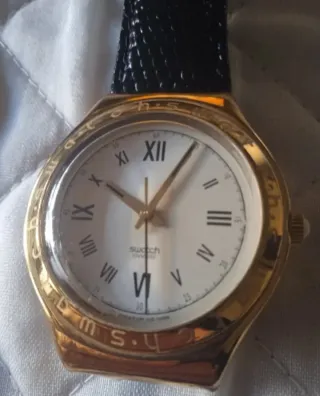 Reloj Swatch Irony Big Romanico YGG106 en Oro Gold