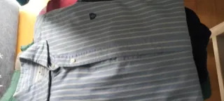 Camisa nueva i Rayas Azules Talla M