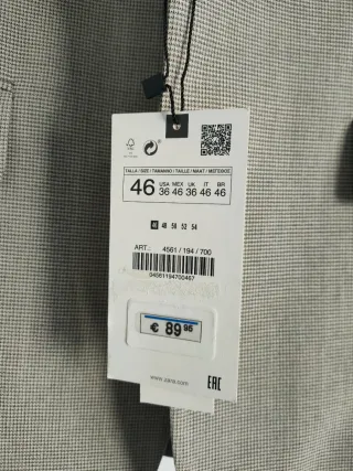 Conjunto Zara Blazer y Pantalón talla S