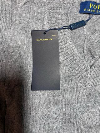 Jersey Polo Ralph Lauren Gris Cable Knit