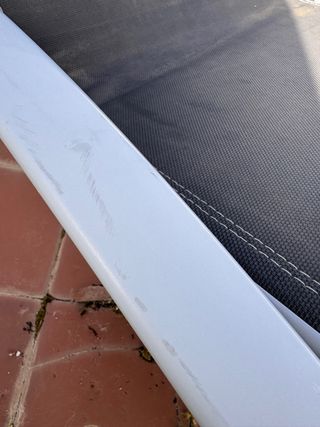 2 Tumbonas Aluminio - textileno Negras