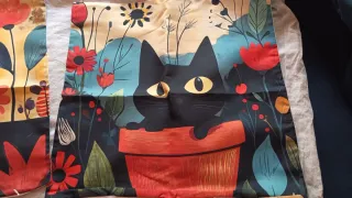 Set 4 federe gatti x cuscini 50x50cm
