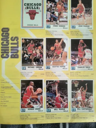 Álbum Panini Basket NBA 90 Completo.