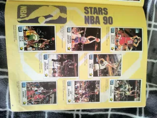 Álbum Panini Basket NBA 90 Completo.