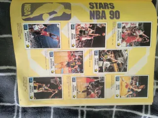 Álbum Panini Basket NBA 90 Completo.