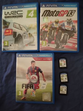 Juegos PS Vita: WRC 4, MotoGP 13, FIFA 15