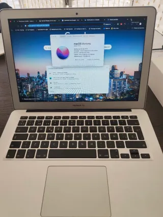 MacBook Air 2017 Plata 8 GB Ram 128 GB intel