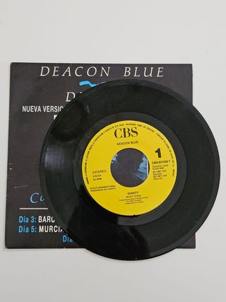 Single Deacon Blue - Dignity Gira España 1989